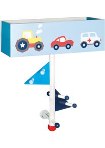Roba® Garderobenleiste »Rennfahrer«, Zur Beferstigung An Der Wand blau, Größe B/H/T: 45 cm x 54 cm x 19 cm B/H/T: 45 cm x 54 cm x 19 cm ,...