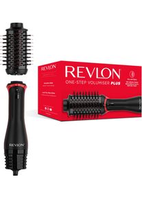 Revlon Warmluftbürste »One-Step Volumiser Plus«, 1 Aufsätze}, Abnehmbarer Kopf, Keramik Titan Platte schwarz, Trocknen und Stylen in einem Schritt,...