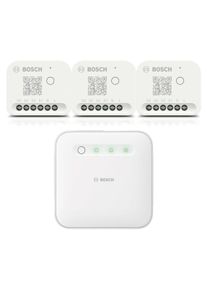 BOSCH SMART HOME - Starter Set Licht-/ Rollladensteuerung mit 3 Unterputz-Aktoren (Gen. 2)