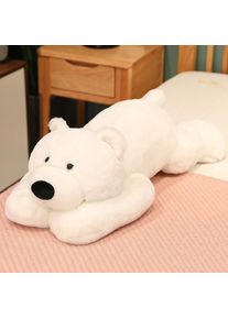 Soft Prone Animal Plush Toy Cute Lazy Stress Relief Gift, Polar Bear
