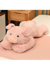 Soft Prone Animal Plush Toy Cute Lazy Stress Relief Gift, Pig