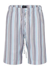 Hanro Heren Pyjamabroek 'Night & Day' blauw / hemelsblauw / grijs / lila / wit M