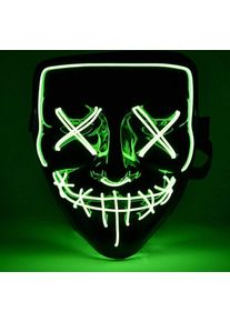 GFT Ijesztő izzó maszk - zöld