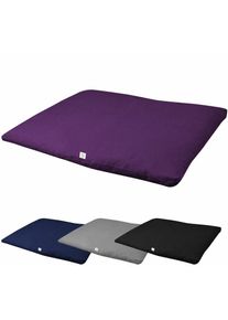 Vivezen - Zabuton, tapis de méditation, yoga - 70 x 90 x 4 cm - Prune Violet