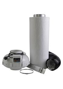Kit extracteur d'air Prima Klima PK150-TC 760m&sup3;/h Thermo-contr&ocirc;l&eacute;
