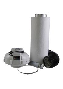 Kit extracteur d'air Prima Klima PK160-TC 800m&sup3;/h Thermo-contr&ocirc;l&eacute;