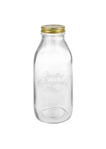 Fles 1000ml | Quattro Stagioni | Voorraadspot | Weckpot | Opslagpot | Mason Jar | Conservenpot van Bormioli Rocco | Met Deksel