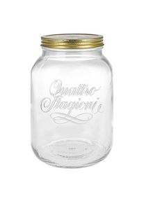 Inmaakpot 3000ml | Quattro Stagioni | Voorraadspot | Weckpot | Opslagpot | Mason Jar | Conservenpot van Bormioli Rocco | Met Deksel