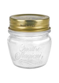 Inmaakpot 80ml | Quattro Stagioni | Voorraadspot | Weckpot | Opslagpot | Mason Jar | Conservenpot van Bormioli Rocco | Met Deksel