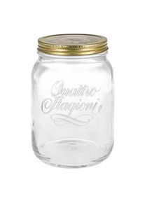 Inmaakpot 2000ml | Quattro Stagioni | Voorraadspot | Weckpot | Opslagpot | Mason Jar | Conservenpot van Bormioli Rocco | Met Deksel