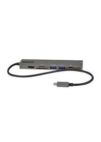 StarTech.com Docking station, Spina USB-C, Alimentazione tramite bus, 100W, Porte totali 7 - DKT30CHSDPD1