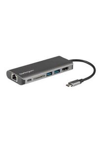 StarTech.com Docking station, Spina USB-C, Alimentazione tramite bus, 60W, Porte totali 6 - DKT30CSDHPD