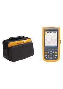 Fluke Handheld Oscilloscope, ScopeMeter, 2x 40MHz, 4GSPS - Fluke 125B/EU/S ISO CAL
