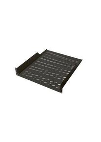 Digitus Fachboden zum Festeinbau in 19"-Schränke, 549mm, Schwarz - DN-19 TRAY-2-55-SW