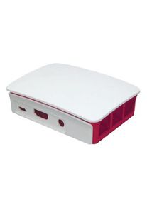 Raspberry Pi Offizieller Raspberry Pi 3 Modell B, Gehäuse Raspberry Pi Modell 2B, Rot/Weiss - TZT 241 AAA-01