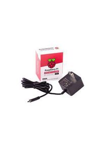 Raspberry Pi Raspberry Pi - Ladegerät, 5 V, 3 A, USB-C, US-Stecker, schwarz - RPI4 PSU US BLACK