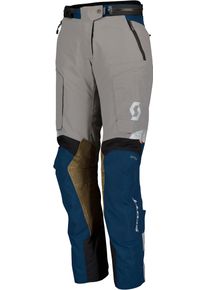 Scott Dualraid Dryo, textile pants waterproof women , color: Dark Blue/Grey/Brown , size: 46