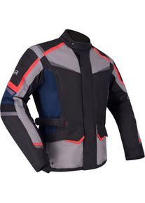 Richa Tundra, textile jacket waterproof , color: Black/Grey/Blue/Red , size: XL