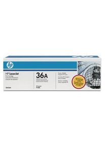 HP Hewlett Packard Blekkpatron, 2000 Ark, Svart - CB436A