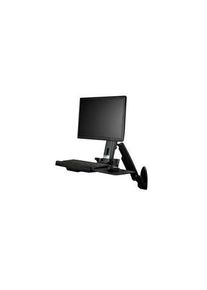 StarTech.com Veggmontert skjermarm med tastaturskuff, Vegg, 8kg, 24" (61 cm), Støttede skjermer - 1, Svart - WALLSTS1