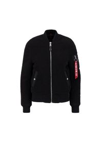 Alpha Industries Dames Fleece jas bloedrood / zwart XXL