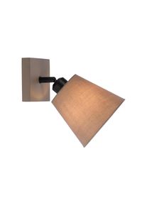 Leuchten Direkt Wandleuchte »Riala«, 1 Flammig-Flammig, exklusivee27 grau 1 flammig , Wandlampe im schlichten Design, auch als Deckenleuchten...