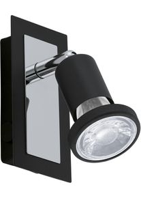 Eglo Led Wandleuchte »Sarria«, 1 Flammig-Flammig schwarz, Größe Höhe: 12 cm 1 flammig , 1-flammiger Spot