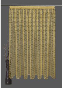 Vhg Vorhang Nach Maß »Urban Motion Synergy«, (1 St.), Transparent, Polyester, Netz, Uni, Jacquardmuster gelb , Langstore mit innovativem...