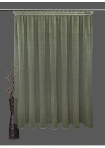 Vhg Vorhang Nach Maß »Urban Motion Cluster«, (1 St.), Transparent, Polyester, Netz, Uni, Jacquardmuster grün , Langstore mit innovativem...