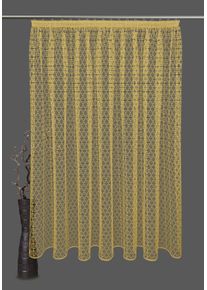 Vhg Vorhang Nach Maß »Urban Motion Synergy«, (1 St.), Transparent, Polyester, Netz, Uni, Jacquardmuster gelb , Langstore mit innovativem...