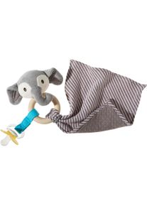 Heunec® Greifling »Frohnaturen Elefant, Riverblue«, Gots Organic, Zertifiziert Durch Ceres-0560 blau, Greifling »FrohNATURen Elefant, riverblue«