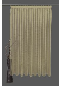 Vhg Vorhang Nach Maß »Urban Motion Cluster«, (1 St.), Transparent, Polyester, Netz, Uni, Jacquardmuster beige , Langstore mit innovativem...