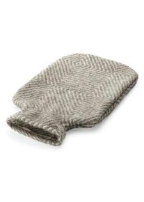 Lapuan Kankurit Hot water bottle cover diamond pattern Light gray,