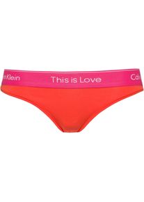 Calvin Klein Tonal This Is Love Slip Damen, Größe: M Baumwolle