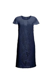 GOLDNER Cocktailkleid Damen marine Größe 24