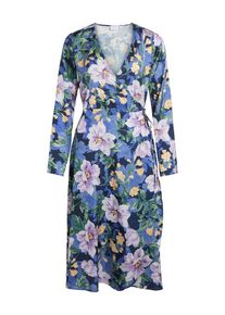 Vila Dames Jurk 'Shein' blauw / geel / groen / lila 40