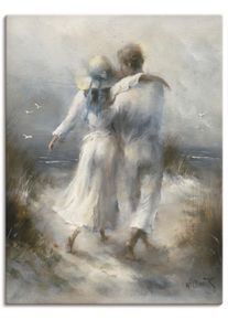 Artland Wandbild »Romantik«, Paar, (1 St.), Gedruckt grau, Größe B/H: 30 cm x 40 cm B/H: 30 cm x 40 cm , Verschiedene Größen & Produktarten