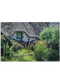 Artland Wandbild »Altes Landhaus Im Norden Frankreichs«, Gartenbilder, (1 St.), Gedruckt grün, Größe B/H: 60 cm x 40 cm B/H: 60 cm x 40 cm ,...