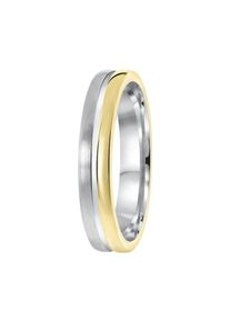 Lucardi Ring Herren gold / silber Größe 60