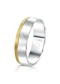 Lucardi Ring Herren gold / silber Größe 63