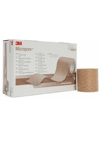 3M Micropore Medische Hechtpleister Huidskleur 5cmx9,14m