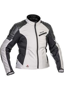 Halvarssons Solberg, textile jacket waterproof women , color: Light Grey/Black , size: 46