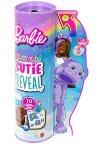 Barbie Anziehpuppe »Cutie Reveal«, Mit Teddy-Plüschkostüm Und 10 Überraschungen lila, Barbie »Cutie Reveal« Puppe mit Teddy-Plüschkostüm und 10...