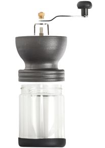 zeller Present Kaffeemühle, Keramikmahlwerk, Im Industrial Design schwarz, Schwarze Kaffeemühle für die Küche