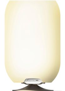 Kooduu Led Tischleuchte »Atmos Brushed Silver«, 1 Flammig-Flammig, Sekt-/Getränkekühler, Bluetooth Lautsprecher, Koppelbar, Tws-Stereo weiß, Größe...