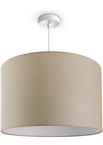 Paco Home Pendelleuchte »Hängelampe Hugo Uni Color«, 1 Flammig-Flammig, Deckenlampe Led Wohnzimmer Und Schlafzimmer, Unifarben, Deko e27 weiß,...