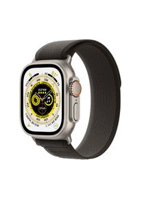 Apple Smartwatch »Ultra, Gps + Cellular, Titan, 49 Mm Mit Trailarmband, M/L«, (Watch Os) schwarz, 49 mm Titangehäuse