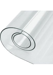 Nappe en PVC transparente et imperméable, nappe résistante aux taches 140x160cm
