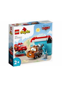 LEGO DUPLO - Distractie la spalatorie cu Fulger McQueen si Bucsa 10996, 29 piese