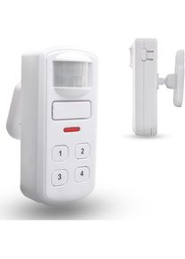 Alarme Sécurité Sans Fil par Infrarouge - Mode Alarme ou Carillon - Sirène 120 dB